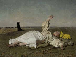 Józef Chełmoński, Babie lato, olej na płótnie, 1875, Muzeum Narodowe w Warszawie.jpg