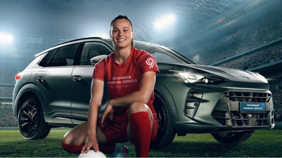 Piłkarka Ewa Pajor dołącza do drużyny Volkswagen Financial Services