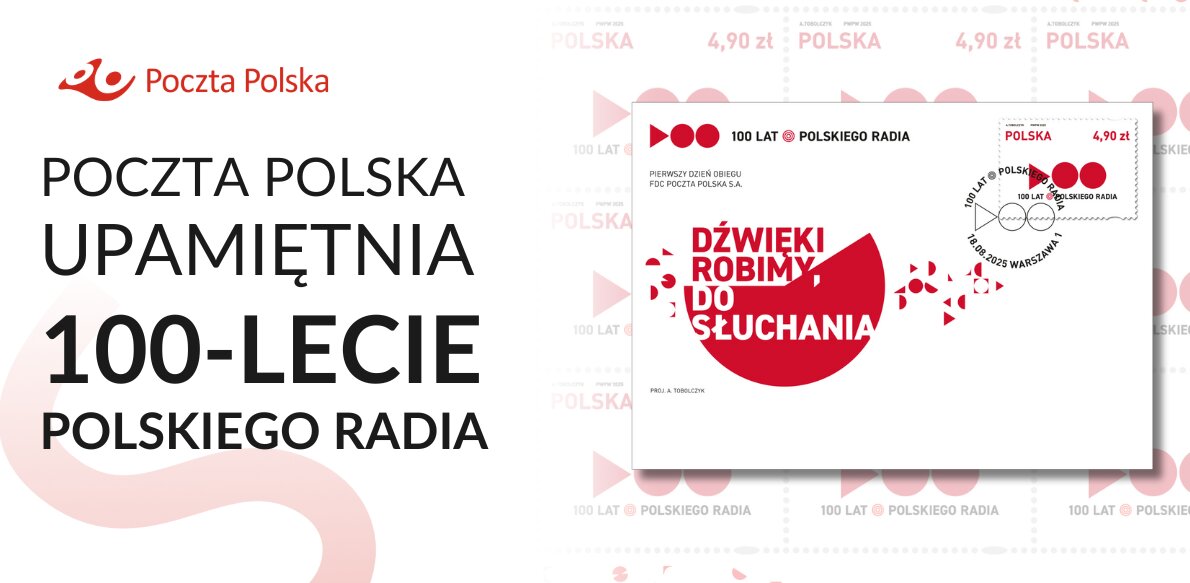 Poczta Polska upamiętnia 100-lecie Polskiego Radia