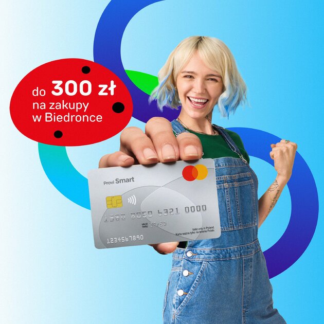 300 zł na zakupy w Biedronce – Provident wystartował ze specjalną ofertą na karty kredytowe