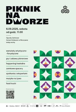 Piknik na dworze_plakat_Zamek Królewski w Warszawie