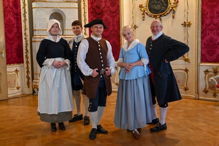 Grupa rekonstrukcyjna "Garnizon Gdańsk" w Domu Uphagena, fot. A. Grabowska, mat. MG