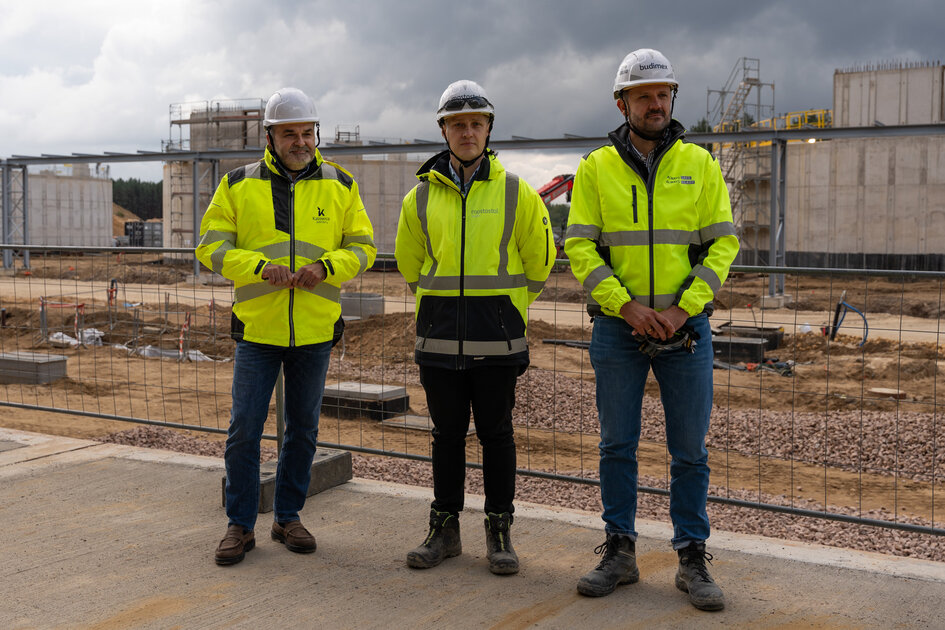 Multimodalny węzeł przeładunku towarów i paliw w oparciu o bocznicę kolejową w Porcie Lotniczym Katowice - rok intensywnych prac budowlanych