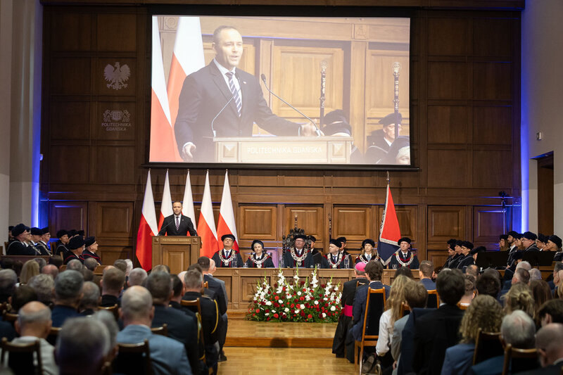 Przemówienie Prezydenta RP Karola Nawrockiego podczas inauguracji roku akademickiego na Politechnice Gdańskiej