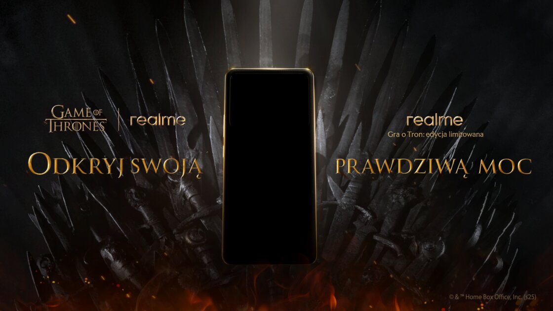 Realme zaprezentuje pierwszy w historii telefon Gry o Tron