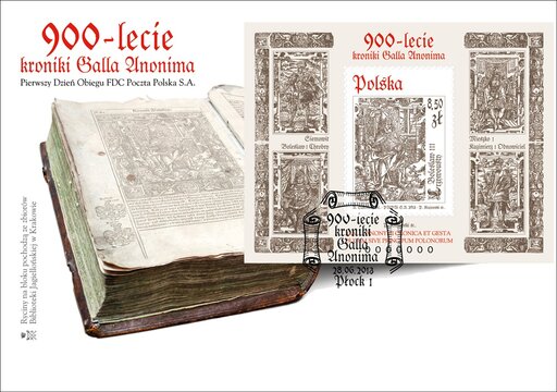 2013  – „900-lecie kroniki Galla Anonima” 