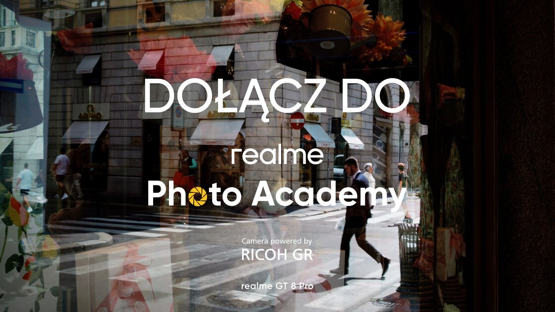 Rusza nowy etap realme Photo Academy: testuj przedpremierowo realme GT 8 Pro i weź udział w warsztatach