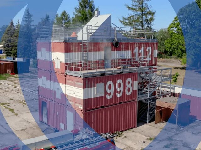 Szkolenie treningowo-pokazowe UNIQA na terenie Bazy Szkolenia Poligonowego i Innowacji Ratownictwa Akademii Pożarniczej w Nowym Dworze Mazowieckim - 9 maja 2024