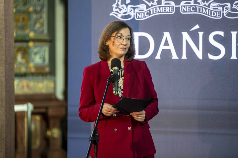 Izabela Jastrzembska-Olkowska z Muzeum Gdańska, kierowniczka Dworu Artusa