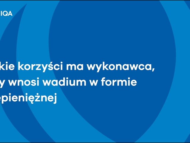 Zamówienia publiczne to ważny element funkcjonowania gospodarki, a istotną rolę w procedurze przetargowej odgrywa wadium. Zamawiający może wymagać wadium, ale to wykonawca decyduje, w jakiej formie je wniesie. Ekspertka UNIQA omawia rodzaje wadium, m.in. gwarancje wadialne i ich cechy z punktu widzenia wykonawcy.  

Więcej na: https://www.uniqa.pl/firmy-i-pracownicy/gwarancje/gwarancje-kontraktowe/