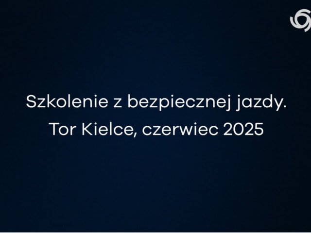 Akcelerator Wiedzy Brokera, szkolenie z bezpiecznej jazdy na Torze Kielce w czerwcu 2025 r.