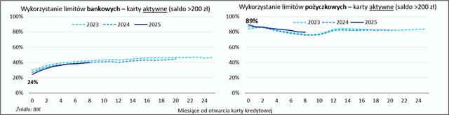 limity kartowe w czasie BIK