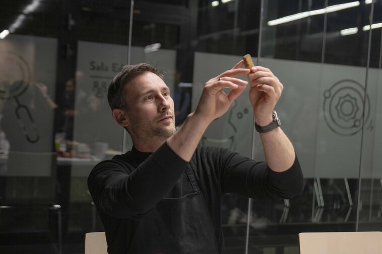 dr Uznański-Wiśniewski wziął też udział w warsztatach 