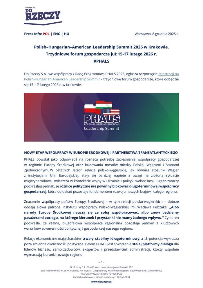 PHALS 2026 Press Info POL ENG HU final