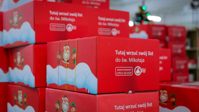 Transport listów do Rovaniemi 