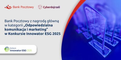 Baner Biuro Prasowe nagroda ESG główna Cyberdojrzali 16-12-2025