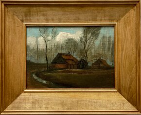 Vincent van Gogh, Wiejskie chaty pośród drzew.jpg