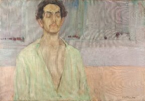 Leopold Gottlieb, Autoportret  Cisza (fragment), 1907, olej, płótno_ kolekcja Esther Charrin, fot_ © Art & Modern Foundation Leopold Gottlieb, Sel.jpg