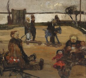 Witold Wojtkiewicz, Cyrk wariatów z cyklu Obłęd, 1906, MNW, mp354-p.tif