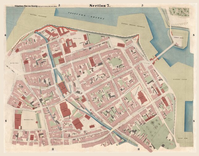 Sekcja 7 kolorowego Planu Buhsego, mat  UMG