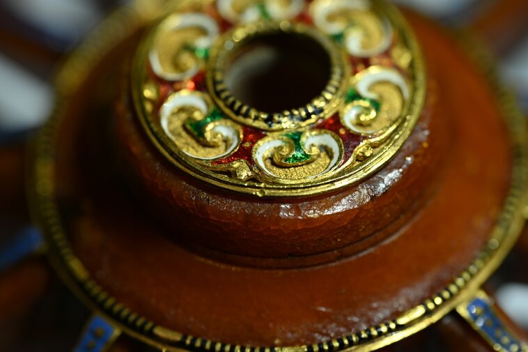 Detale eksponatu i zdobienia, fot  B  Kentzer, mat  Muzeum Gdańska  (2)