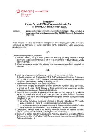 Pobierz Zarządzenie Nr 5 2026
