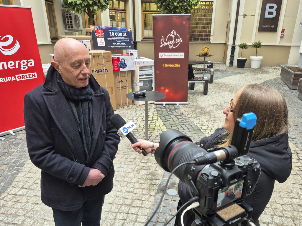 Burmistrz Szczecinka komentuje zwycięstwo w akcji „Świeć się z Energą”