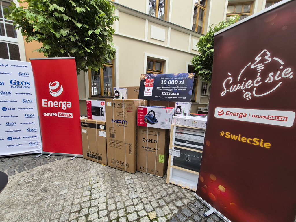 Nagrody w akcji „Świeć się z Energą” trafiają do Szczecinka
