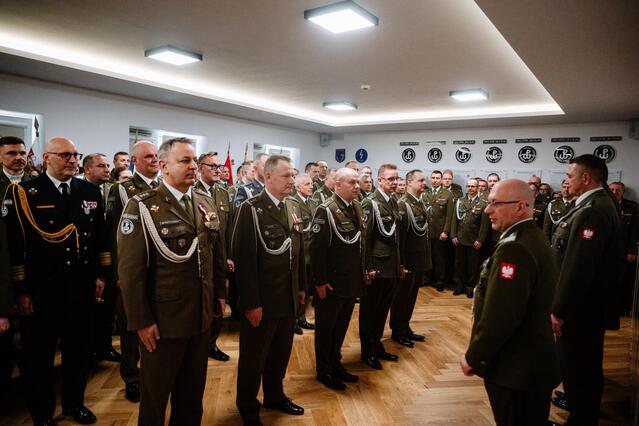 Uroczyste otwarcie sali tradycji Dowództwa Wojsk Obrony Terytorialnej 2