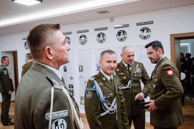 Uroczyste otwarcie sali tradycji Dowództwa Wojsk Obrony Terytorialnej 3