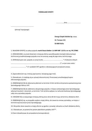 Pobierz Formularz oferty