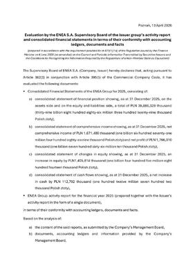 Evaluation of the Supervisory Board 