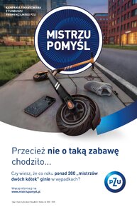 Mistrzu, pomyśl hulajnoga elektryczna