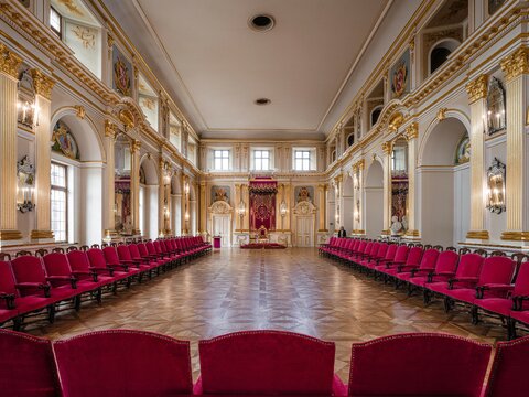 Sala Senatorska fot 1 Zamek Królewski w Warszawie