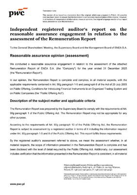 Independent auditor's report