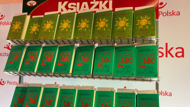 Spotkanie autorskie Katarzyny Grocholi w Poczcie Polskiej 