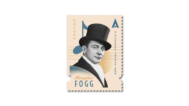 Znaczek emisja Mieczysław Fogg 