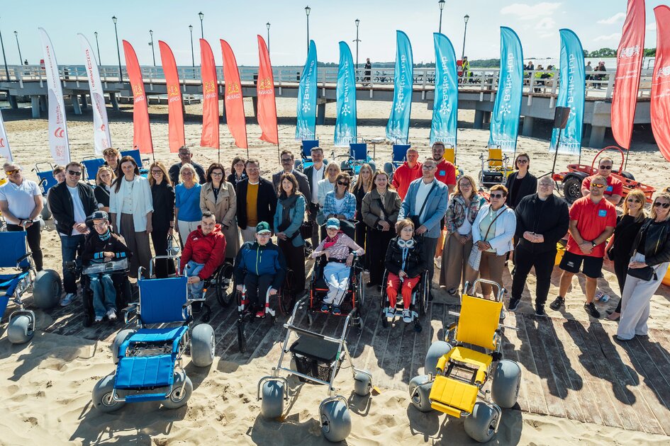 Dostęp do morza bez barier – wsparcie Fundacji Energa dla Gdańska i Gdyni