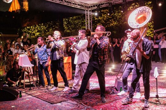 Piknik Brass Federacja zdjęcia archiwalne fot  Zamek Królewski w Warszawie