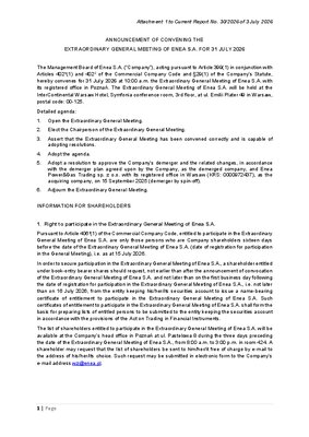 Attachment 1 Annoucement