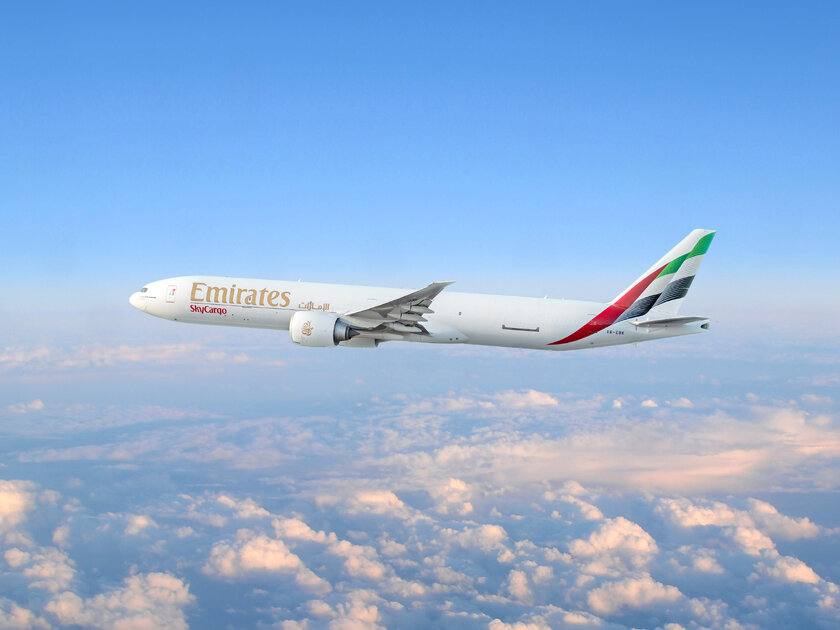 Emirates SkyCargo przedstawia specjalny frachtowiec Boeing 777-300 ER
