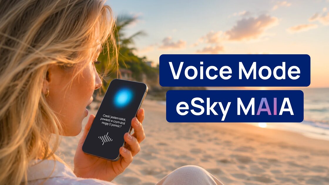 ESky rozwija MAIA. Użytkownicy mogą już prowadzić rozmowy głosowe z asystentką AI w aplikacji