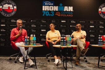 Na plaży powstała meta Enea IRONMAN 70.3 Gdynia_2