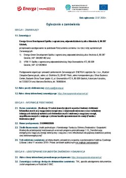 Pobierz Ogłoszenie przetargu EGD 0002 2026