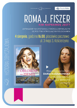 Plakat - spotkanie z Romą J. Fiszer 