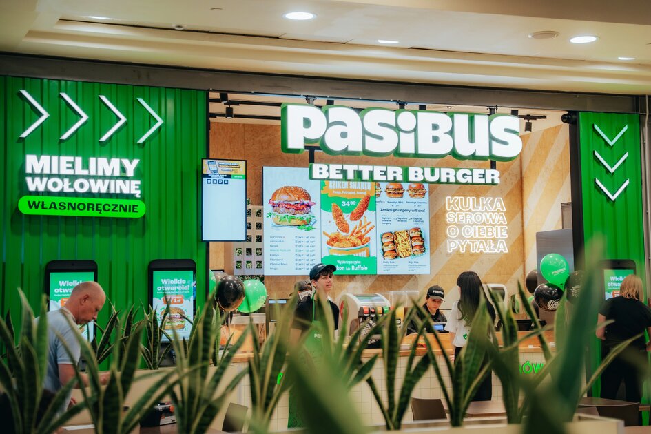 Kultowe burgery w Sadyba Best Mall. Pasibus otwiera lokal na 1. piętrze centrum