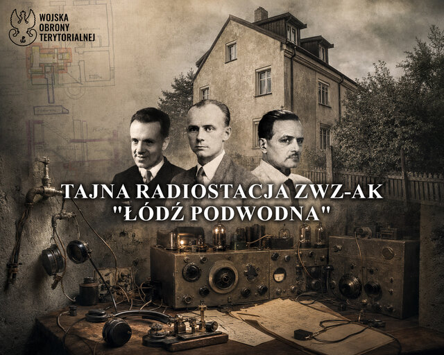 Tajna radiostacja ZWZ-AK Łódź Podwodna jpg
