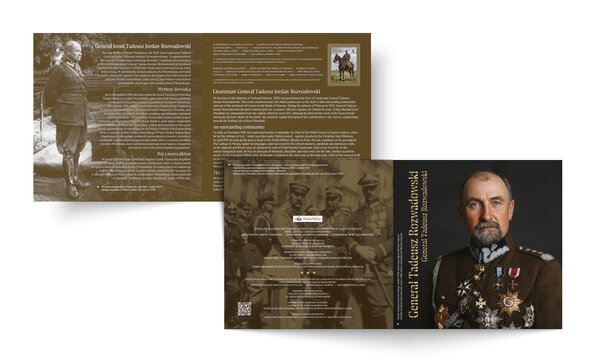 Folder ze znaczkiem gen. Tadeusz Rozwadowski 