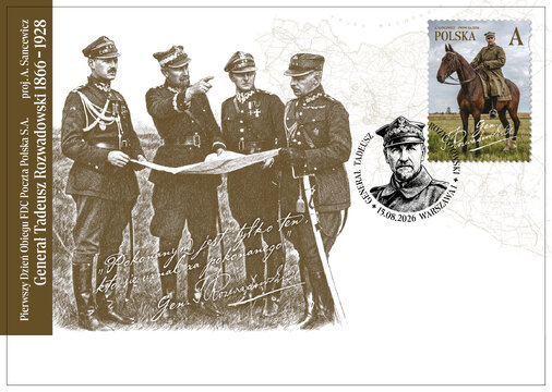 Koperta FDC gen. Tadeusz Rozwadowski 