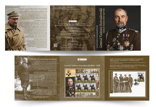 Folder z arkuszem gen. Tadeusz Rozwadowski 